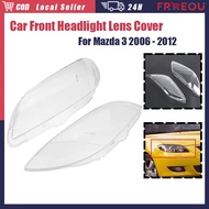 1 Pair Mazda 3 Headlamp Lens Headlight Covers Replacement Fit For Mazda 3 M3 Sedan 2006 - 2012