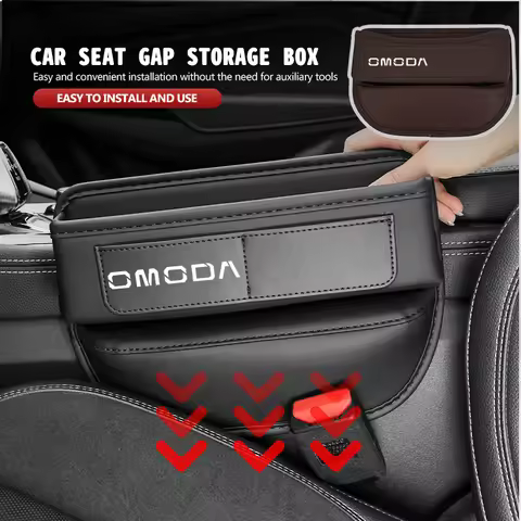 Car Seat Gap Pocket Storage Box Phone Holder Accessories For Chery Omoda 5 C5 E5 C9 9 EV PHEV 2025