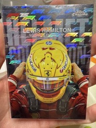 F1  Topps Chrome F1 Lewis Hamilton 頭盔卡牌