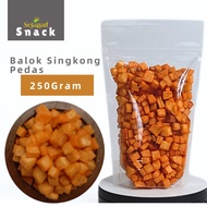 Universe Spicy Cassava BlockCemilan Cassava BlockKeripik 500g Cassava Snack Block/