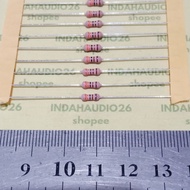 PINK 3K3 1/4W 1% copper feet resistor 3.3 k 1/4 watt 3.3 kilo ohm 1/4 w 1/4watt 1 percent 3k3 quarte