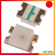 [100 Pieces]- Red LED 0805 Transparent SMD Stickers Shop