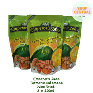 ShopCentral by CDM Emperor's Tea Calamansi Turmeric Juice Ready To Drink 200ml 3s