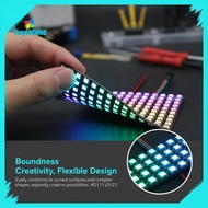 GPHA> WS2812B Low Power Smart Pixel LED Matrix Panel 5V 8x8 16x16 8x32 Digital Screen for  Hobbyists