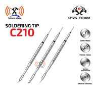MATA OSS TEAM C210-002 C210-018 C210-020 TIP SOLDER STATION BLACK IRON - SOLDERING STATION OSS TEAM 