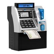 Kids ATM Piggy Bank Toy with Card Electronic Cash Coin Saving Bank Educational Automatic Password AT