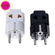 Strongaroetrtomj 1 to 2 Splitter Germany France 5mm plug to universal UK/US/EU/AU 2/ 3 pin soet SG