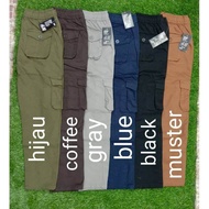 Premium & Export Quality Seluar Kargo (Slack 6 Pocket)