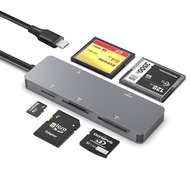 Type-c Multifunctional Card Reader CFast/CF/XD/SD/TF Camera Memory Card OTG Card Reader