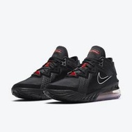 9527 Nike LeBron 18 Low Black Red Fireberry CV7564-001