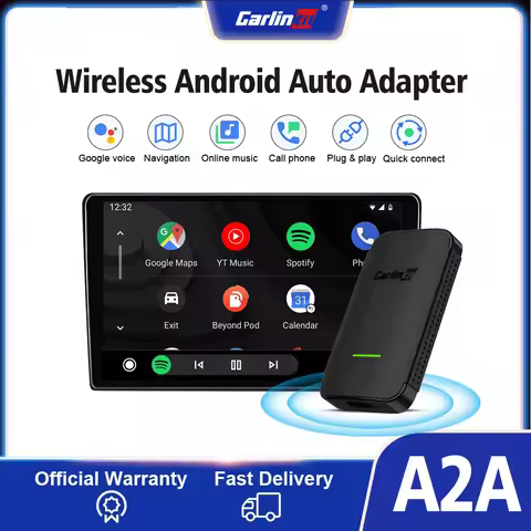 CarlinKit A2A Wireless Android Auto Adapter Dongle For Audi Mercedes Kia Honda Toyota Vw Spotify BT