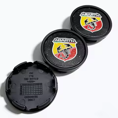 4pcs 58mm 53mm Car Wheel Center Caps With Scorpion Emblem Badge Wheel Hubcaps Rim Hub Center Dust Co