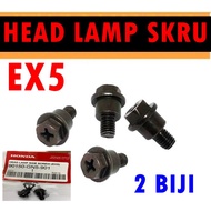 EX5/DREAM ( ORIGINAL) HEAD LAMP SIDE SCREW SET (2PCS) SCREW KUNCI LAMPU DEPAN EX5