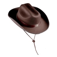 Cowboy Sun Hat for Kids Cowgirl Hat for Family Gathering Pretend Play Cowgirl Hat
