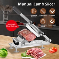 Samgyupsal Manual Meat Slicer Cutter Bacon Slicer Fat Beef And Mutton Roll Slicer Frozen Meat Planing Machine for Household Commercial