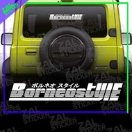 *<ZAL STICKER> STICKER KERETA BORNEO STYLE LINE BLACK METAL JDM MYVI AXIA ALZA BEZZA PERSONA VIOS CI