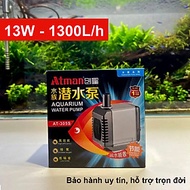 Máy bơm nước Atman AT 305S 13W 1200L/Hr cho hồ cá cảnh mini siêu bền, Bảo hành uy tín