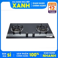 Bếp gas âm đôi cao cấp Sunhouse SHB8836 Hàng trưng bày mới 99% +Tặng Dây gas-Hệ thống đánh lửa IC C