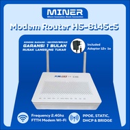 ZTE HS-8145C5 FO FTTH 1GE+3FE+1USB+WIFI ONU Router Modem Includes Adapter