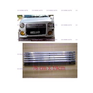 perodua kenari front grill chrome  / kenari rs depan sarong chrome