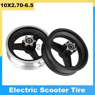 Electric scooter accessories 10x2.70-6.5 front aluminum alloy wheels 10 inch tire wheels 6.5 inch di