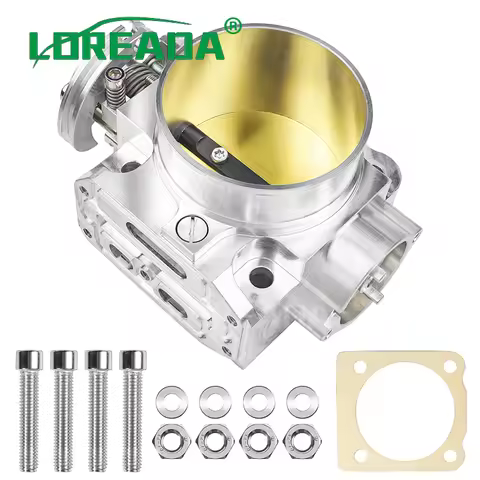 Aluminum 2.75" 70mm Intake Manifold CNC Performance Throttle Body Valve For Mitsubishi Lancer 4G63 E
