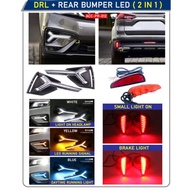 Proton X70 front bumper daylight DRL rear reflector led day fog spot day lamp light cover spotlight 