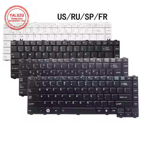 US/RU/SP/FR English NEW Laptop Keyboard For Toshiba Satellite L600 L600D L630 L745 L745D L700 L730 L