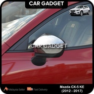 Mazda CX5 CX-5 KE Facelift Side Mirror Chrome Carbon Cover Protector 2015-2016 Car Accessories Car G