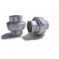 GI Pipe Union/ Galvanised Iron Pipe Fitting Union/ Union Pipe Besi Biasa