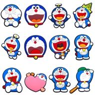 Cute Doraemon Shoe Charms - DIY PVC Soft Glue Decorations for Women's Shoes
