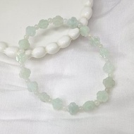 冰天藍幸運草手串 手珠 珠串 | 天然緬甸玉A貨翡翠