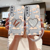 Cartoon Dog Phone Case+Lanyard+Stand) for Galaxy A30S/A20S/A21s/A23/A24/A32/A33/A35/A36 Comfortable 