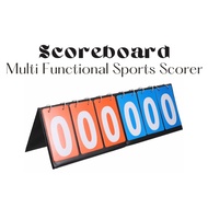 PVC Badminton Football Volleyball Competitions 6 Digit Multi Sports Scoreboard