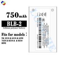 Nokia Battery BLB-2 750Mah For Nokia 8210 8250 8850 8910 8310 5210 6500 6590 6510 3610 8270 8910i 76