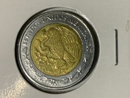 1998 墨西哥 國徽 雙金屬硬幣 - 1 peso