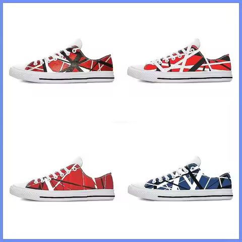 EVH 5150 Stripe Guitar Sneakers | Lightweight Breathable Low-Top Shoes for Men & Women