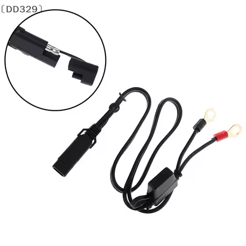 γDD329γMotorcycle Quick-Disconnect SAE Cable Motorcycle Battery Terminal Ring Connector Harness 12v