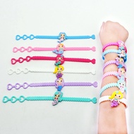 6pcs Mermaid Bracelet Bangle For Birthday Party Decorations Kids Gifts