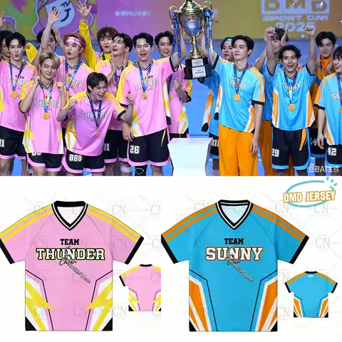 DMD Sport Day Thailand Domundi Sport Jersey Keng Harit&Napat&THOMAS&JIMMY Fashion Streetwear Unisex