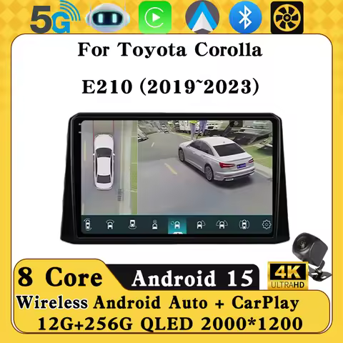 Android 16 Multimedia Player For Toyota Corolla 12 Cross 2019 - 2022 Carplay Android Auto Car Radio 