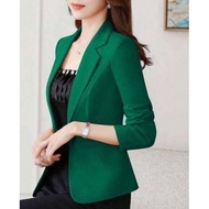 HIJAU Korean Women's BLAZER/Green Women's BLAZER