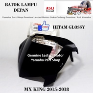 HITAM Cover Shell Headlight Black Glossy Black Metallic Mx King Mxking Old Original Yamaha