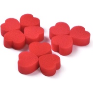 MOMOMAGE 10 Pcs Sponge Hearts Magic Tricks Red Sponge Ball Magic Accessories for Magicians Close up 