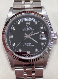 Tudor Prince Day Date 76214 with Original Box &amp; Papers