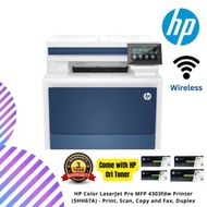 HP Color LaserJet Pro MFP 4303fdw Printer (5HH67A) - Print, Scan, Copy and Fax, Duplex