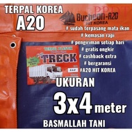 Korean Tarpaulin A20 Size 3x4 meters quality