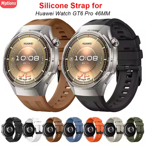Silicone Strap for Huawei Watch GT 6 Pro 46mm Original Watchband Wristband Bracelet for Huawei watch