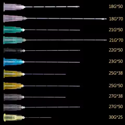 Hot Sell Sterile Disposable Injection Needles 14G 16G 18G 21G 22G 23G 27G 38mm 50mm 70mm 100mm Blunt