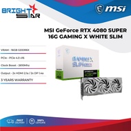 MSI GeForce RTX 4080 SUPER 16G GAMING X SLIM WHITE 16GB GDDR6X